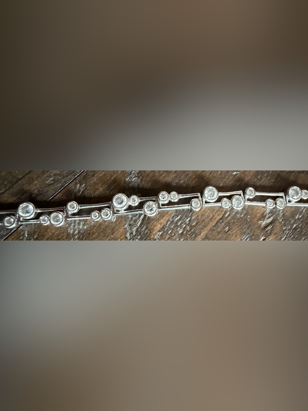 Diamonique Sterling Silver Tennis Bracelet - Picture 9 of 9
